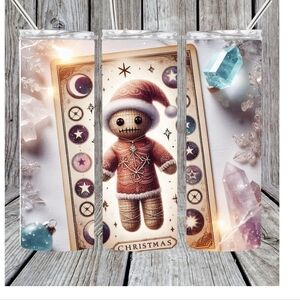 Christmas tarot tumbler